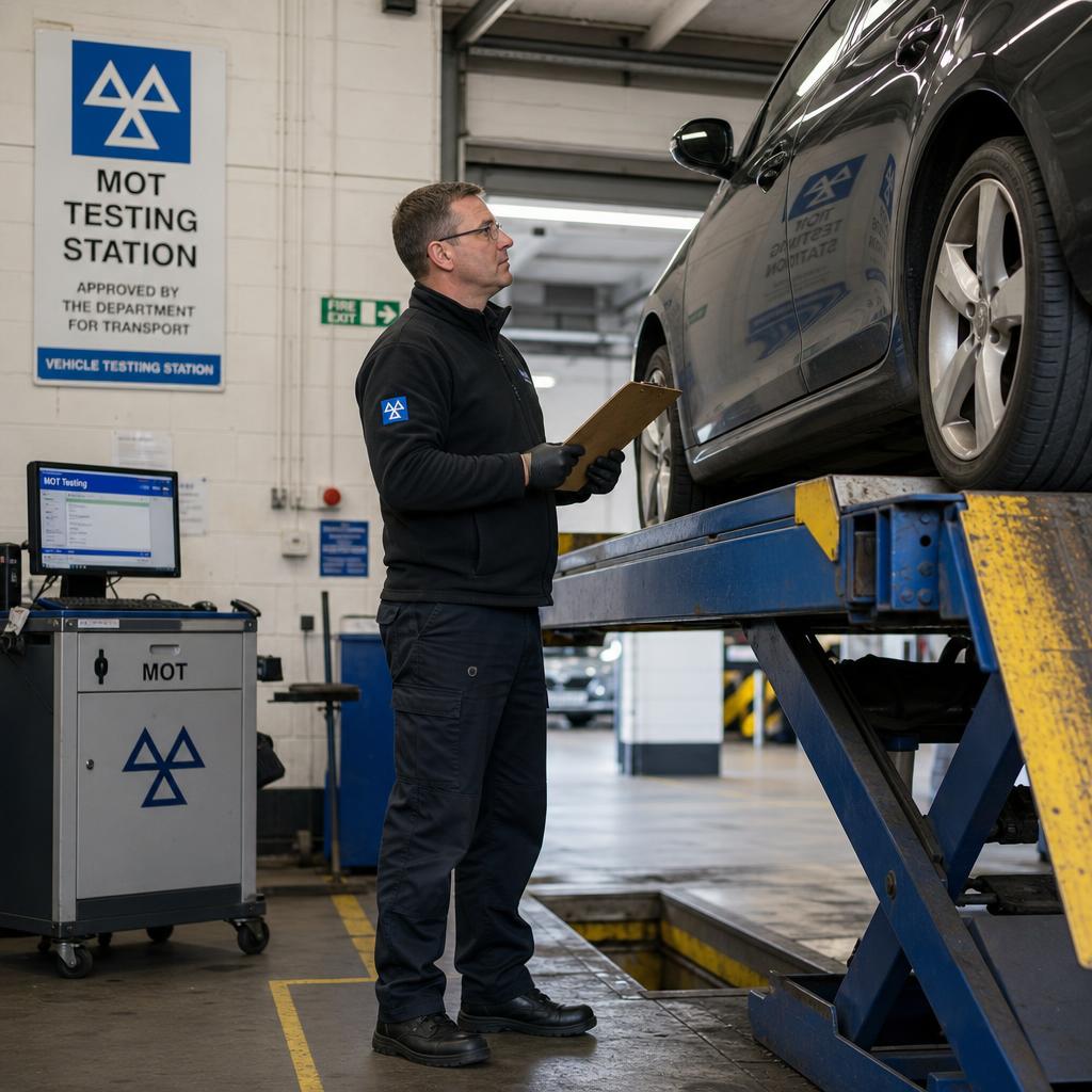 MOT testing bay