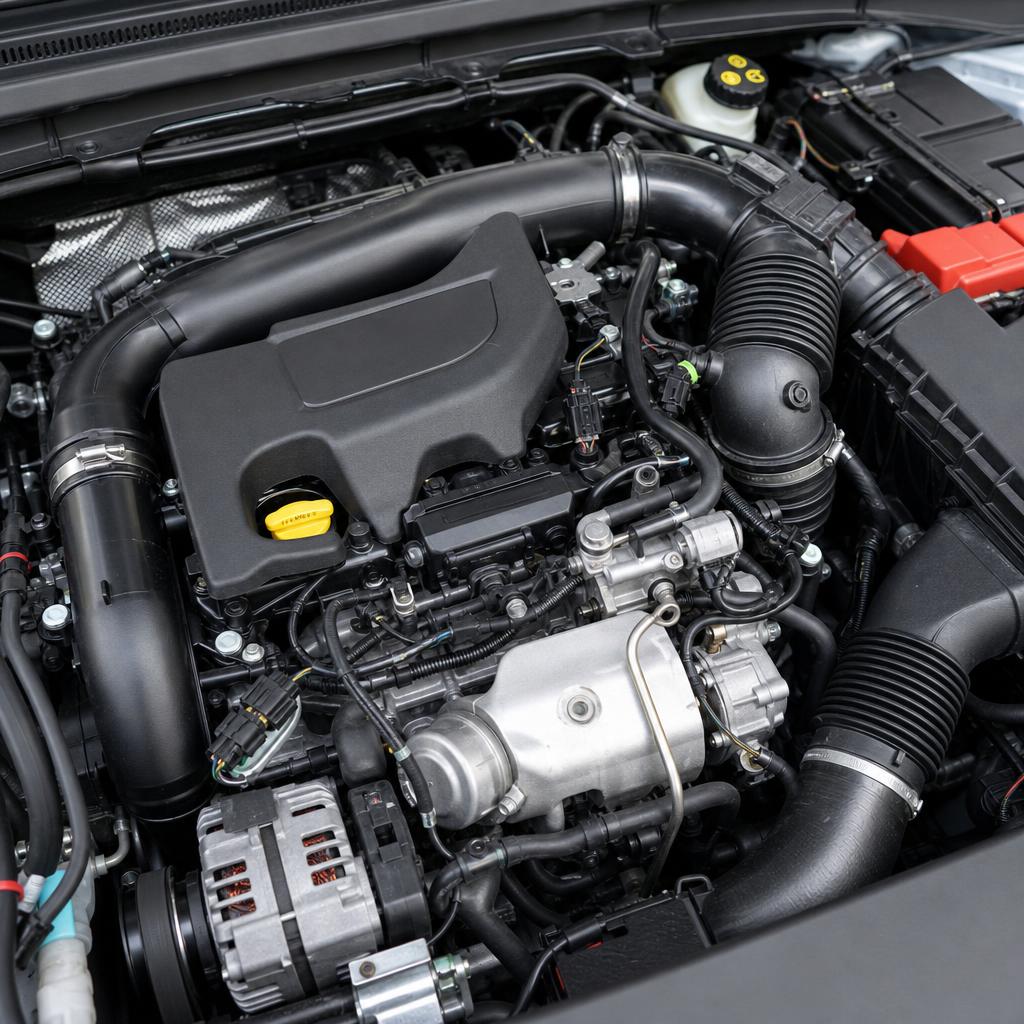 Wet belt engine